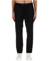 Dolce & Gabbana - Pantalone Jogging Con Placca - Lyst