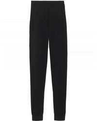 Saint Laurent - Cashmere Leggings High Waisted, Slim Fit - Lyst