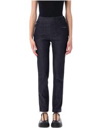 Marni - Stretch Denim Trompe L'Oeil Trousers - Lyst
