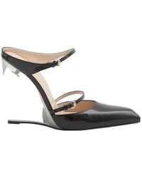 Gucci - Mules With Transparent Wedge Heel - Lyst