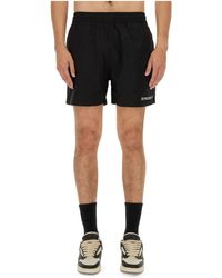 Represent - Bermuda With Logo Shorts - Lyst