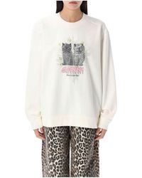 Ganni - Cats Sweatshirt - Lyst