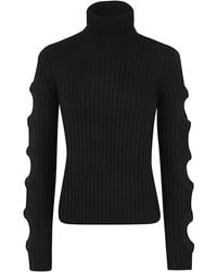 JW Anderson - Cut Out Sleeve Turtleneck Jumper Sweater - Lyst