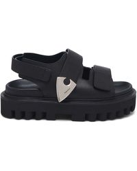 McQueen - Comfortable Rubber Sandals - Lyst