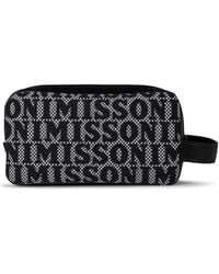 MISSONIミッソーニNastri Round Beauty Clutch Bagクラッチ Missoni Nastri Round Beauty Clutch Bag in Black | Lyst