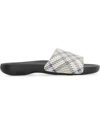 Burberry - Dive Rubber Slides - Lyst