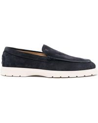 Tod's - Suede Leather Loafers - Lyst