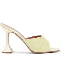 AMINA MUADDI - Lupita Crystal Dust 95 Sandals - Lyst