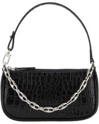 BY FAR - Leather Mini Rachel Handbag - Lyst