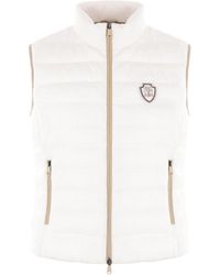 Brunello Cucinelli - Logo Down Vest - Lyst
