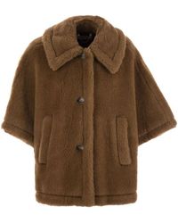 Max Mara - Tenebre4 Classic Teddy Cape - Lyst