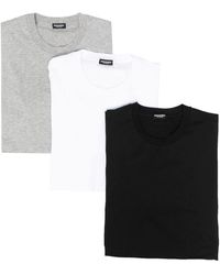 DSquared² - Cotton Stretch T-Shirt Tri-Pack - Lyst