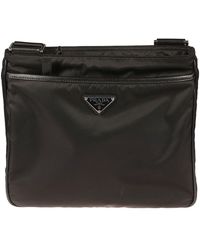 Celine Logo Detailed Museum Bag in Black for Men