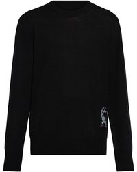 Burberry - 100% Wool Sweater - Lyst