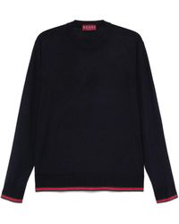 Gucci - Web Detail Wool Sweater - Lyst