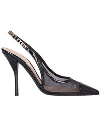 Gucci - Signoria Pointy-Toe Slingbacks Pumps - Lyst