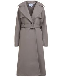Alaïa - Alaïa Trench Coact Double Diagonal - Lyst