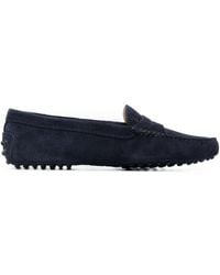 Tod's - Suede Moccasin Loafer - Lyst