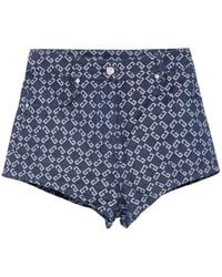 Givenchy - Denim Cotton Shorts - Lyst