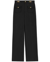 Celine - Pants With Wool And Mohair Gourmettes - Lyst