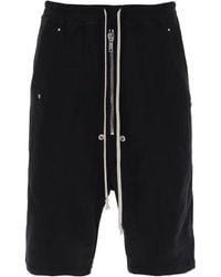 Rick Owens Bela Pod Shorts in Black for Men | Lyst