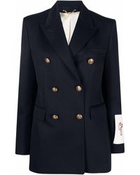 Golden Goose - Wool Blend Double-Breasted Coat - Lyst