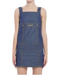 Celine - Triomphe Mini Dress - Lyst