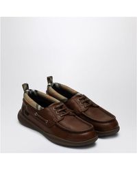 Burberry - Loafers With Check Trim - Lyst