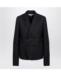 Loewe - Wool Double-Breasted Jacket - Lyst
