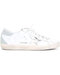 Golden Goose - Platinum/ Super-Star Low-Top Sneaker - Lyst