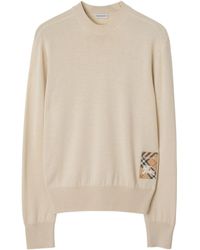 Burberry - Cozy 100% Wool Sweater - Lyst