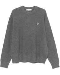 Maison Kitsuné - Fox Head Wool Jumper - Lyst