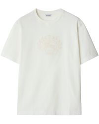 Burberry Su25-Mw-Tal T-Shirt in Natural for Men | Lyst UK