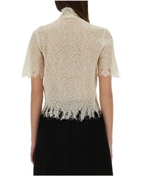 McQueen - Lace T Shirt - Lyst
