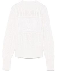 Max Mara - Wool And Cashmere Crewneck Jumper Sweater - Lyst