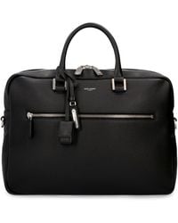 Saint Laurent - Leather Briefcase - Lyst