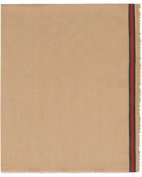 Gucci - Cotton-Silk Blend Scarf - Lyst