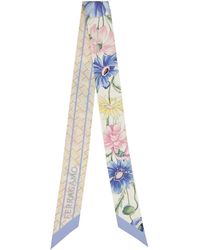 Ferragamo - Bandeau With Bouquet Print - Lyst