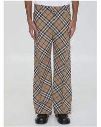 Burberry - Embroidered Polyester Blend Pant - Lyst