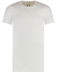 Rick Owens - Cotton Crew-Neck T-Shirt - Lyst