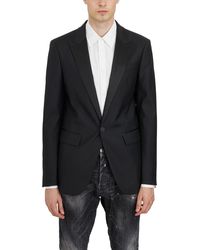 DSquared² - Wool-Silk Tailored Blazer - Lyst