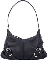 ハンドバッグ Givenchy Voyou Small Harness Handbag In Nappa Givenchy Voyou Small Harness Handbag In Nappa In Black