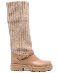 Gianvito Rossi - Knitted Boots - Lyst