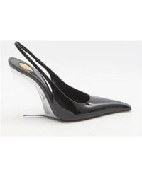 Saint Laurent - Miller Wedge Pumps - Lyst