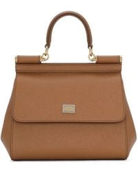 Dolce & Gabbana - Small Dauphine Leather Sicily Bag - Lyst