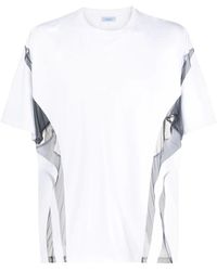 Mugler Cotton And Illusion T-Shirt - Bianco