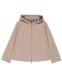 Herno - Giacca Con Cappuccio E Zip - Lyst