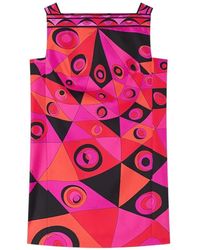 PUCCI - Occhi-Print Silk Dress - Lyst
