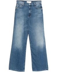 Mother - Straight-Leg Denim Jeans - Lyst
