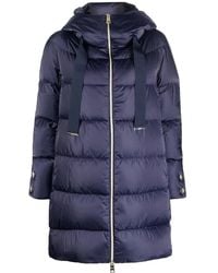 Herno - A-Shape Satin Down Jacket - Lyst